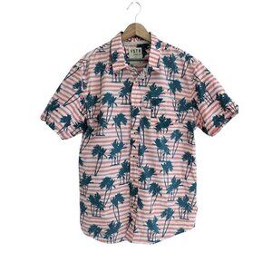 VSTR Premium Palm Tree Short Sleeve Shirt Men's Size XL